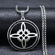 New Stainless Steel Pendant Necklace For Men And Women Silver