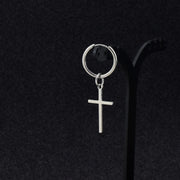 Cross stud earrings