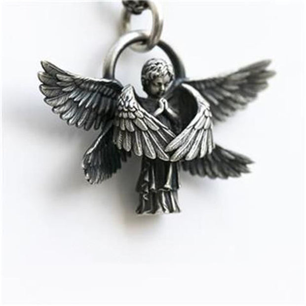 Sterling Silver Seraph Pendant Necklace For Men And Women