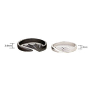 Angels & Demons Men And Women Combination Couple Rings