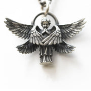 Sterling Silver Seraph Pendant Necklace For Men And Women